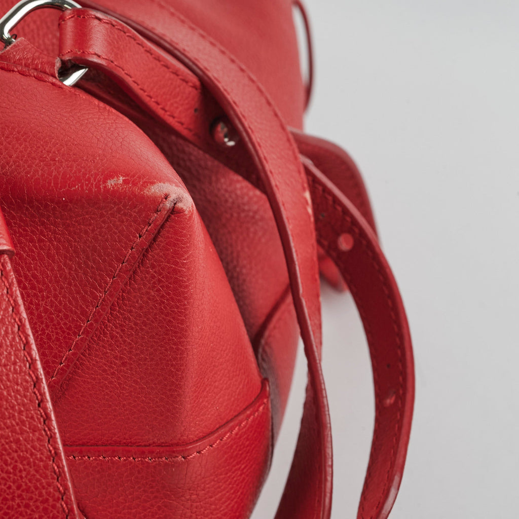 Louis Vuitton Lock Me Backpack Red