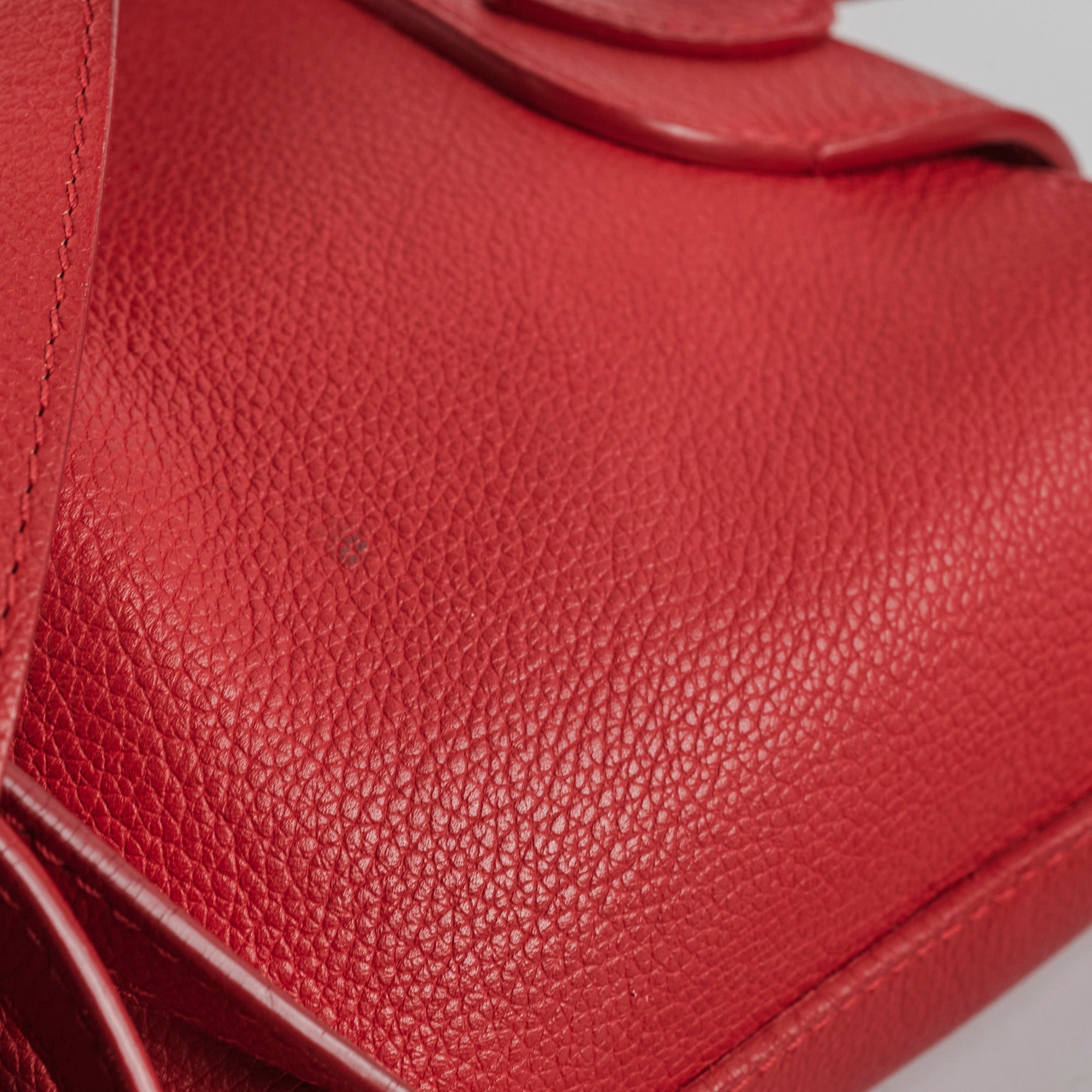 Louis Vuitton Lock Me Backpack Red