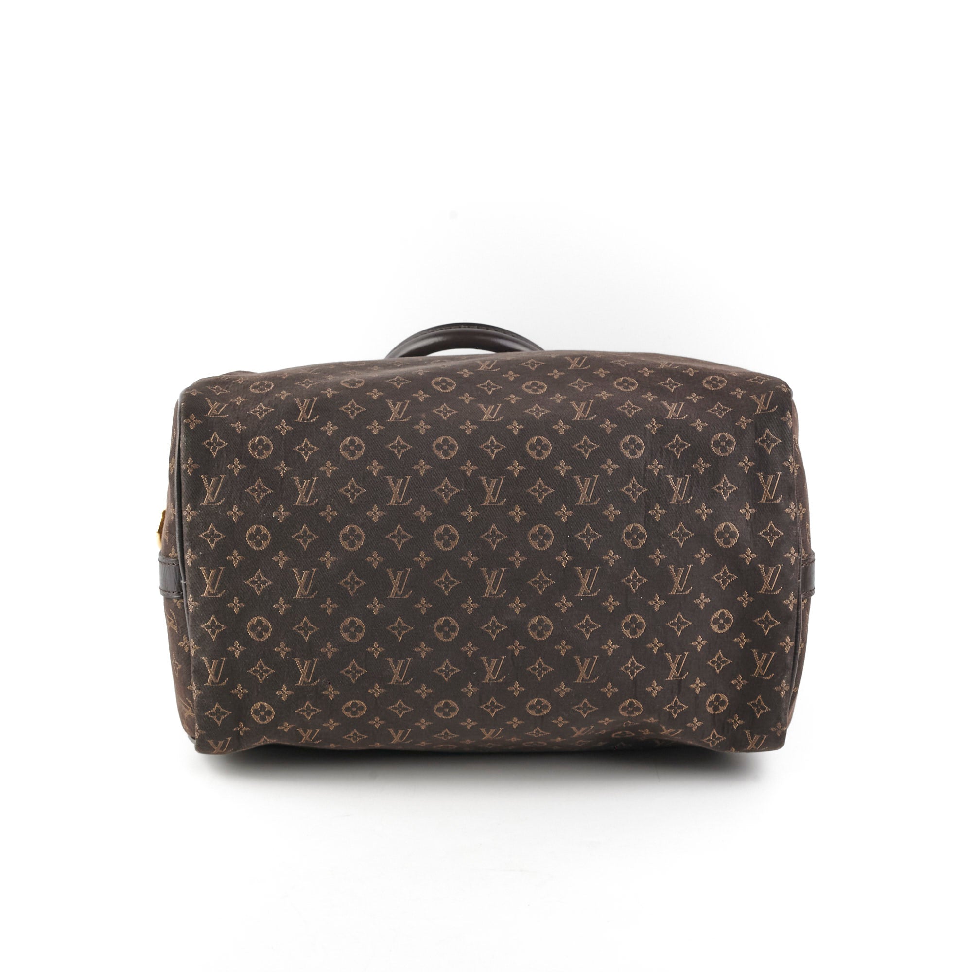 Louis Vuitton Mini Lin Demin Speedy 30 Dark Brown