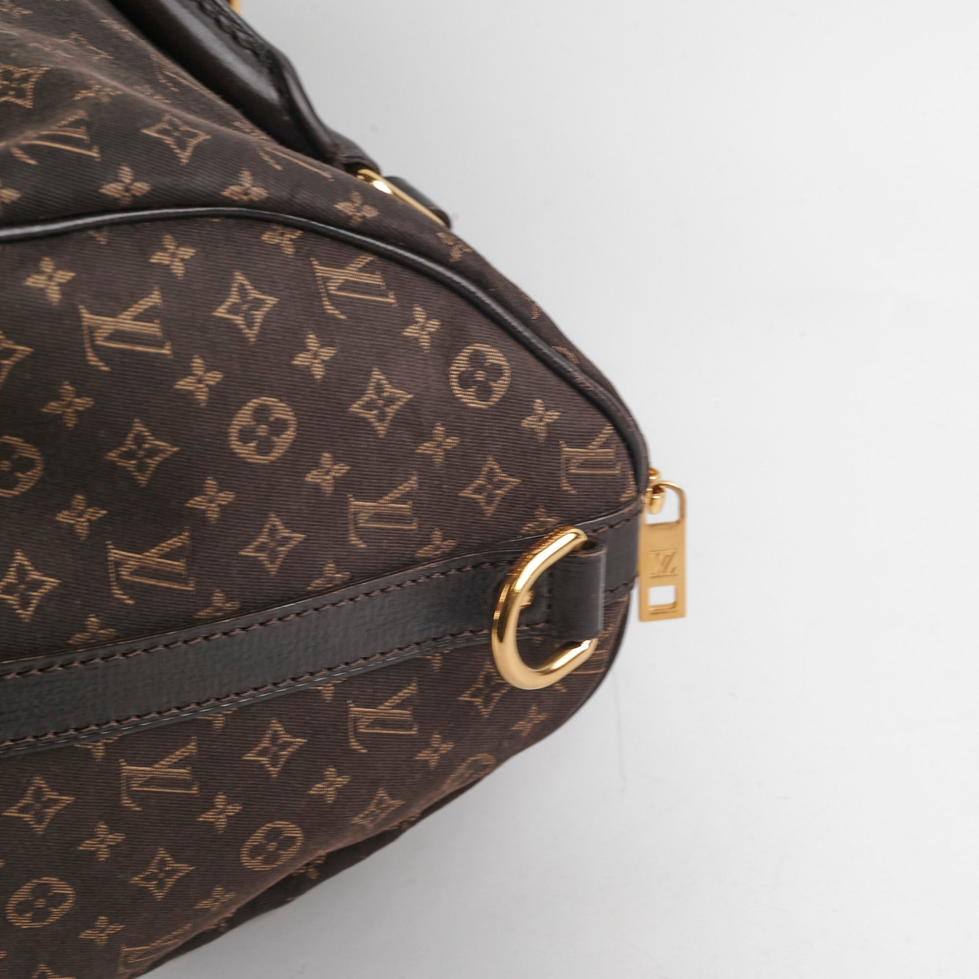 Louis Vuitton Mini Lin Demin Speedy 30 Dark Brown