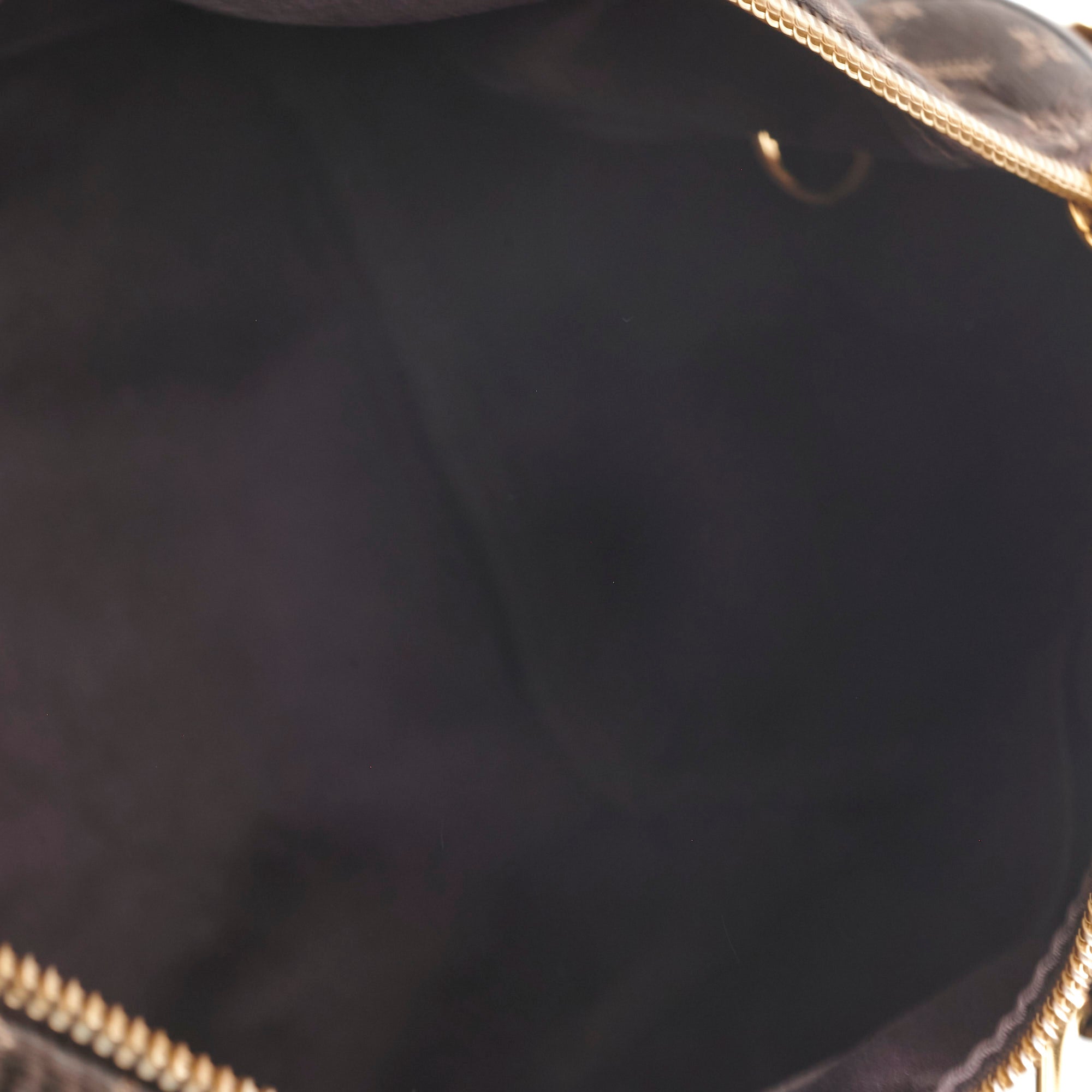 Louis Vuitton Mini Lin Demin Speedy 30 Dark Brown