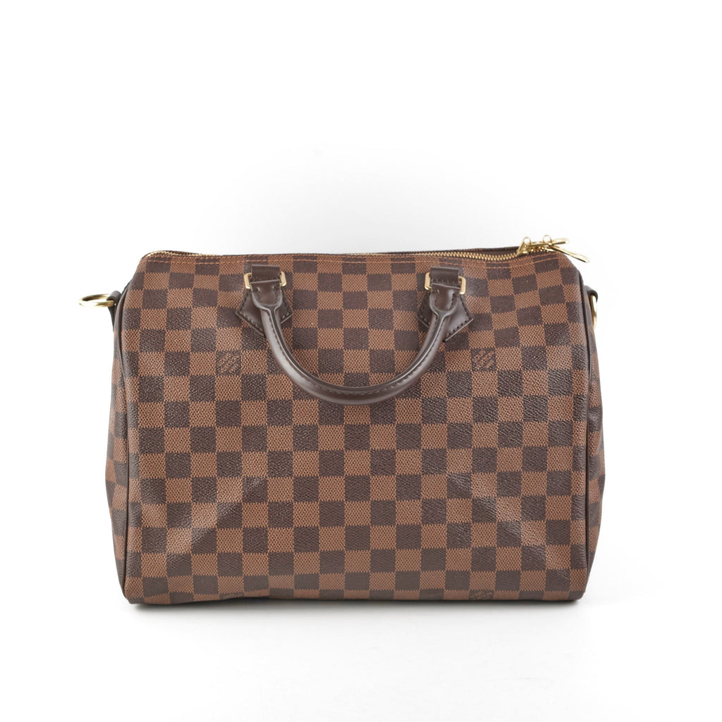 Louis Vuitton Speedy Bandouli猫re 30 Damier Ebene