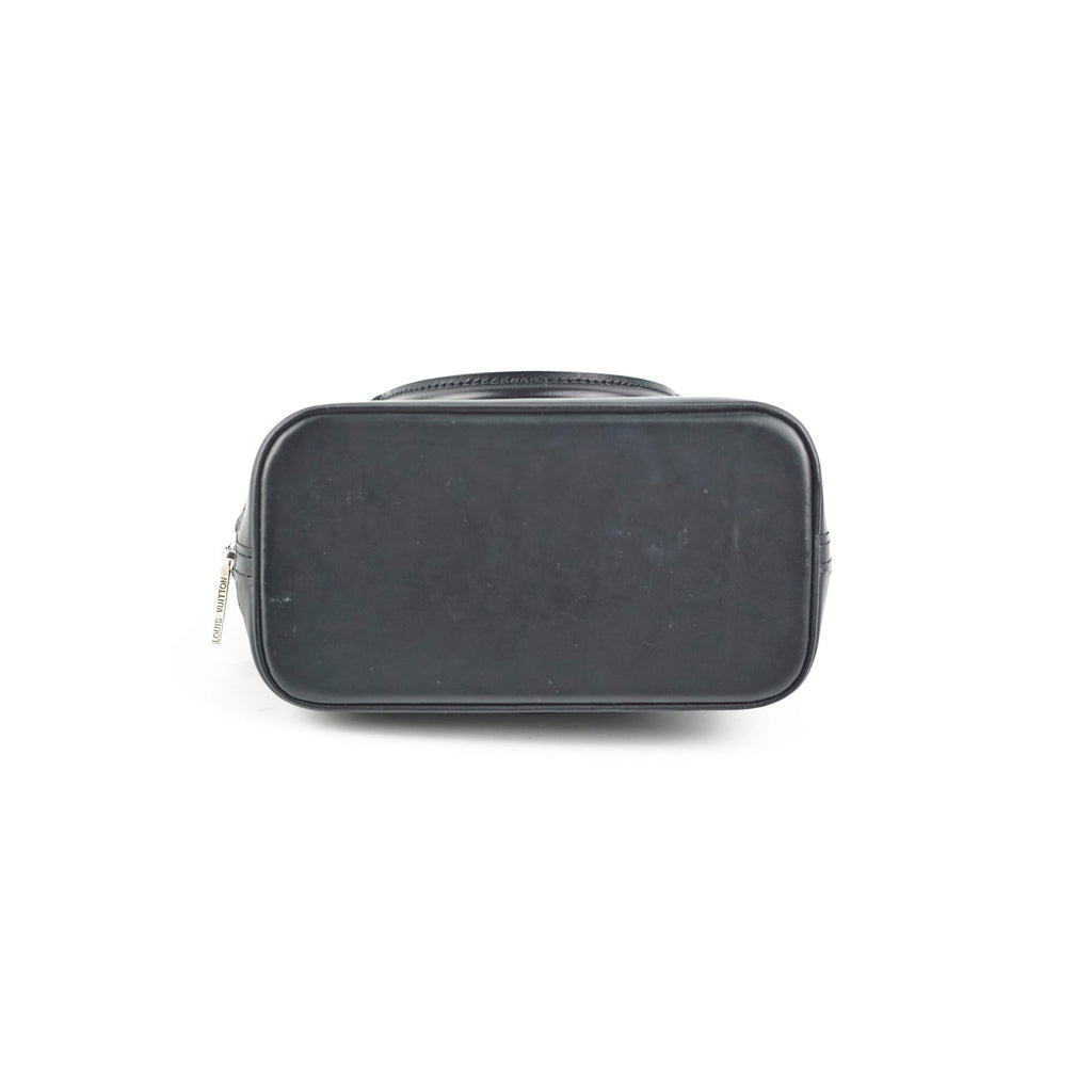 Louis Vuitton Mini Alma Satin Crossbody Black
