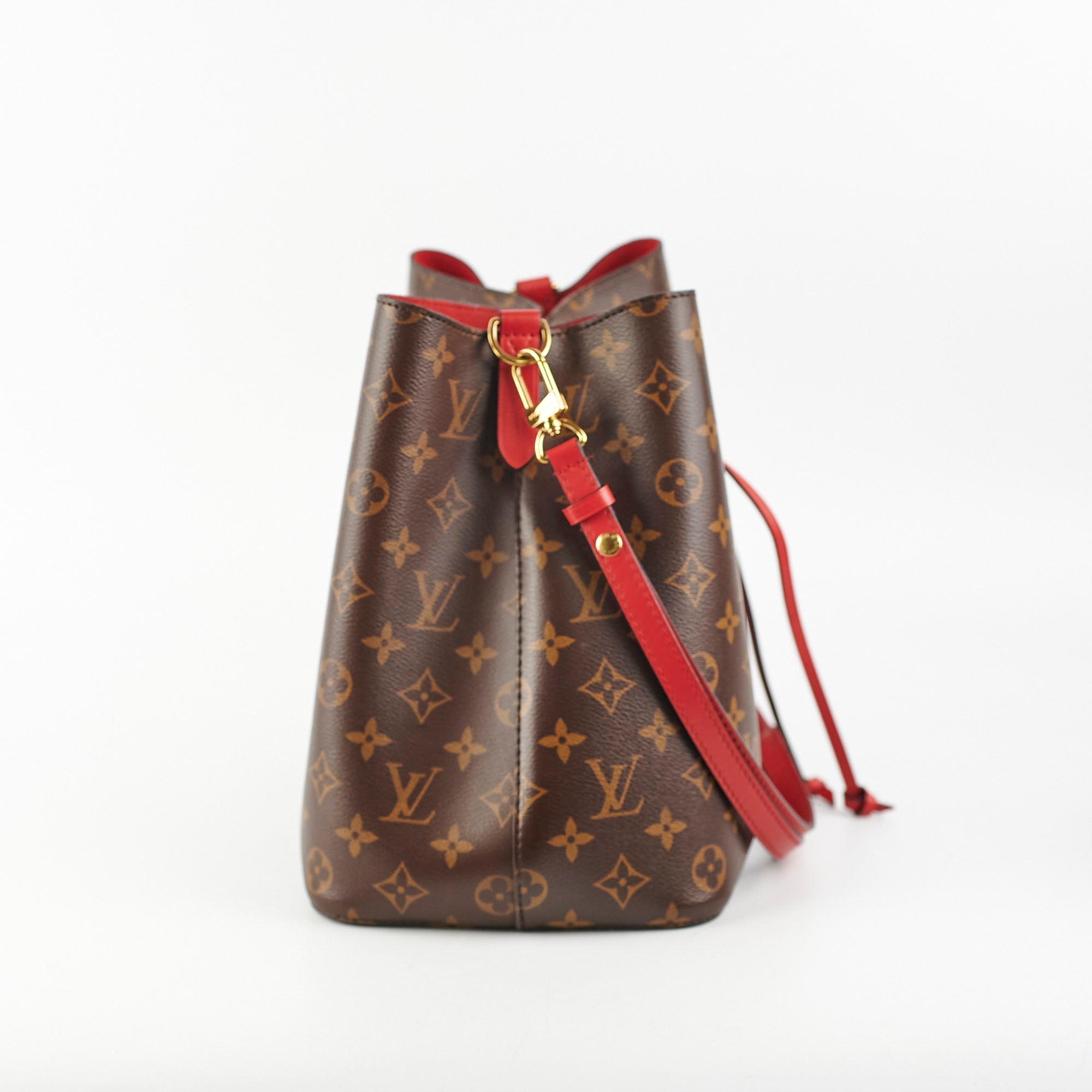 Louis Vuitton Neo Noe Monogram Red