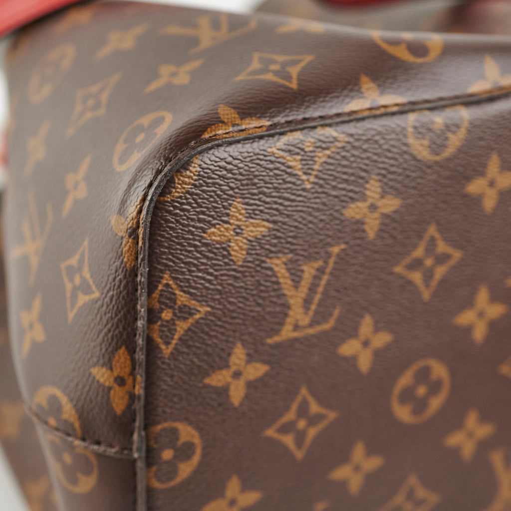 Louis Vuitton Neo Noe Monogram Red