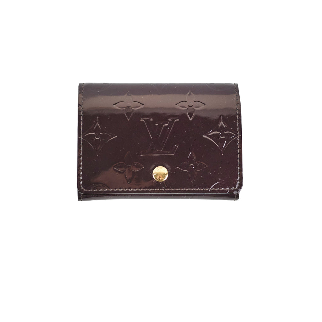 Louis Vuitton Vernis Amarante Card Holder