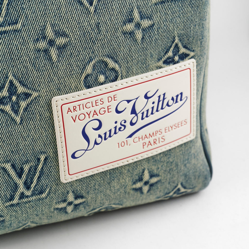 Louis Vuitton Keepall Bandouliere Denim 50
