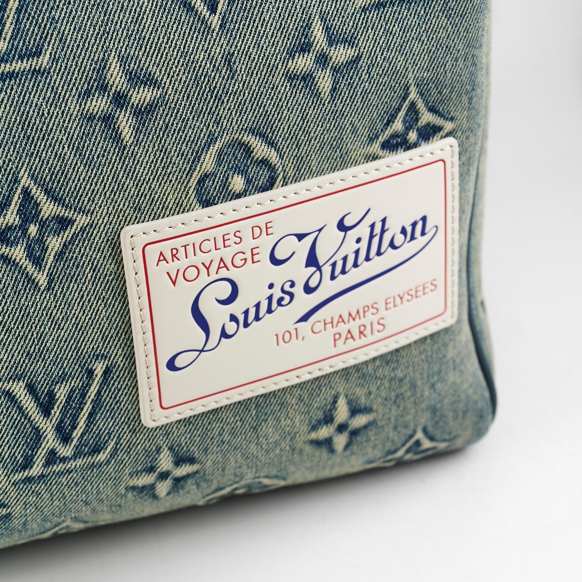 Louis Vuitton Keepall Bandouliere Denim 50