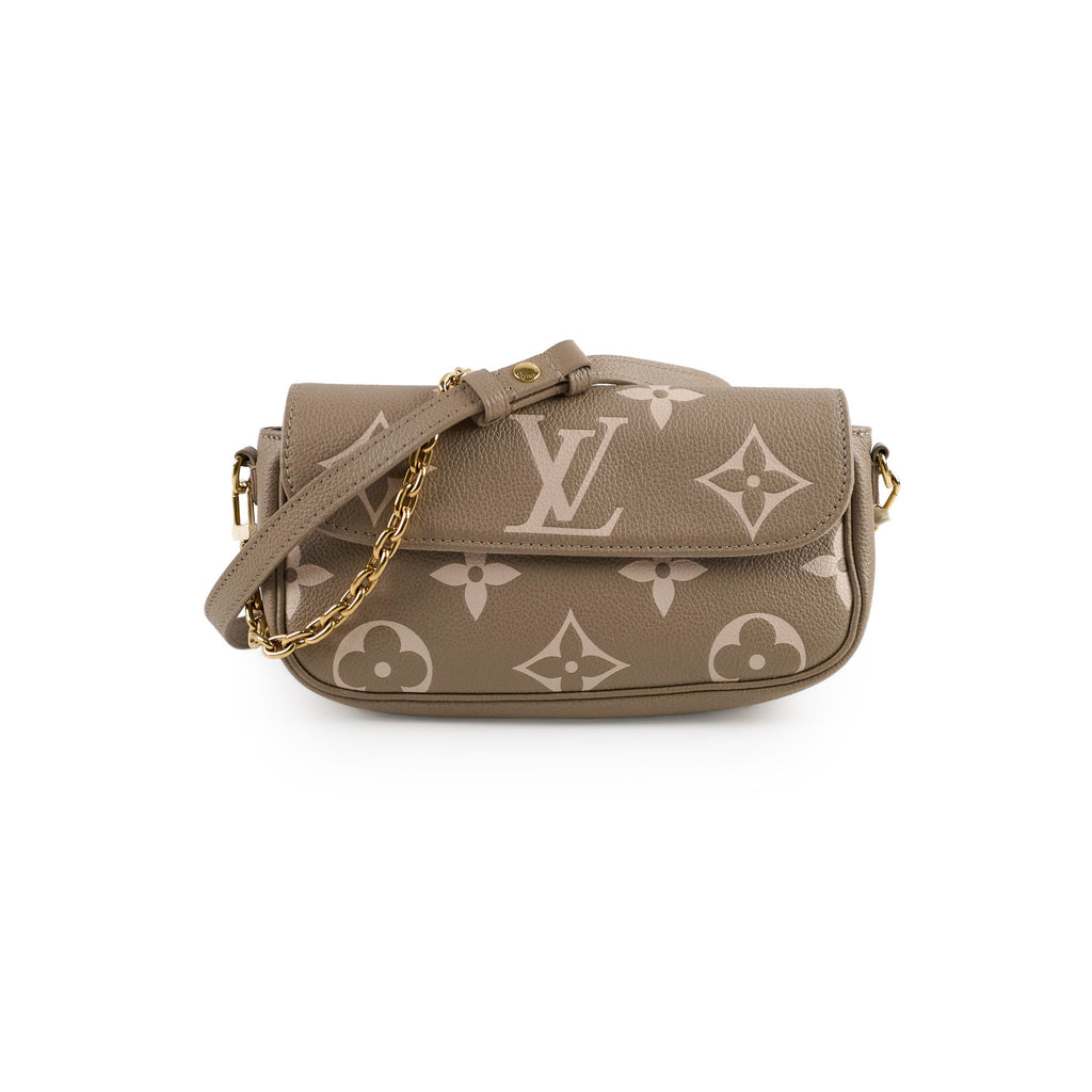 Louis Vuitton Ivy Wallet On Chain Empreinte Tourterelle/Creme
