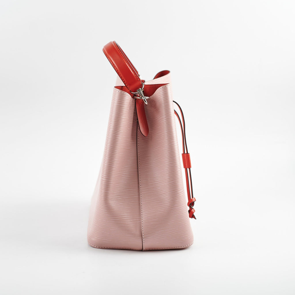 Louis Vuitton Epi Neo Noe Epi Rose Ballerine Bucket Bag