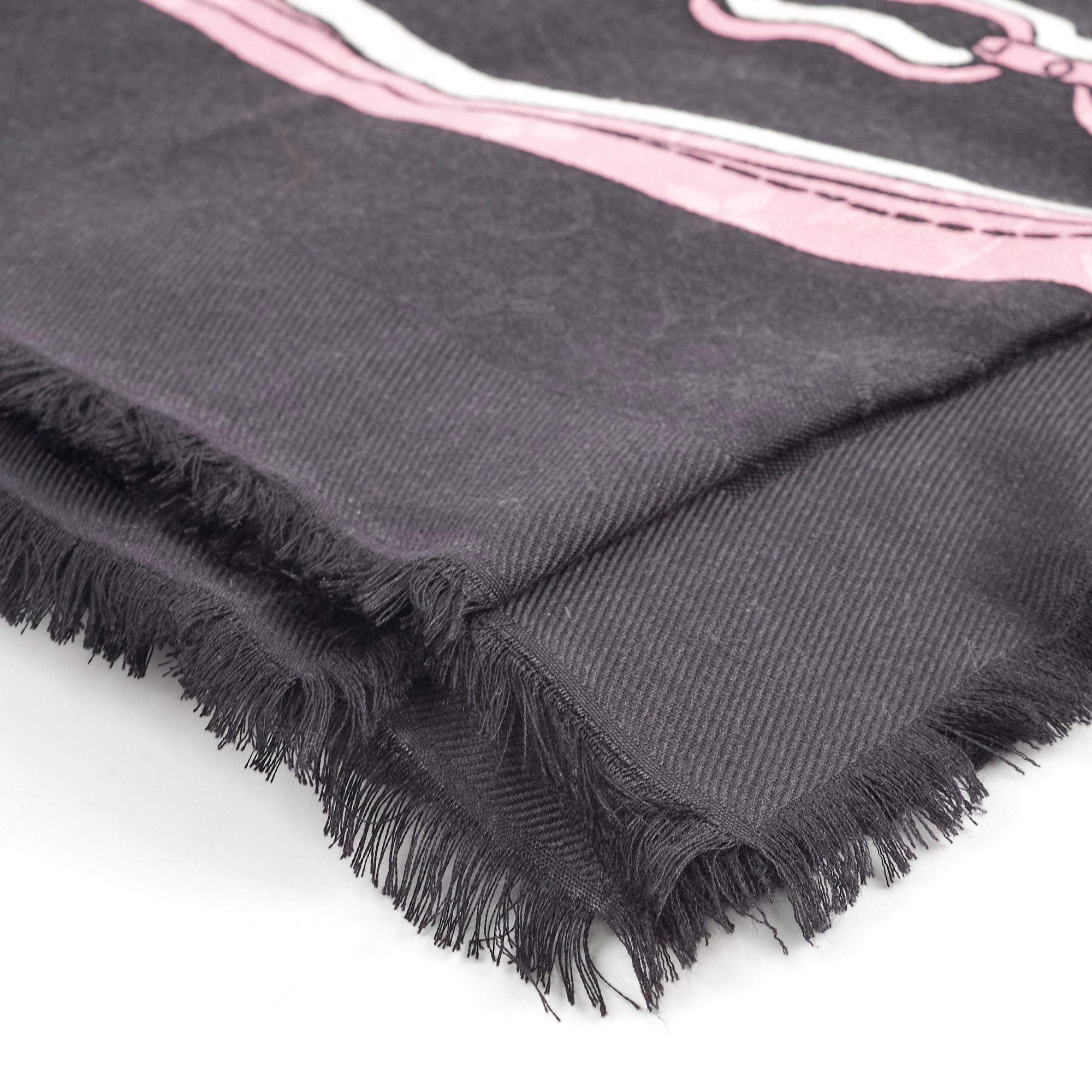 Louis Vuitton Monogram Shawl Black