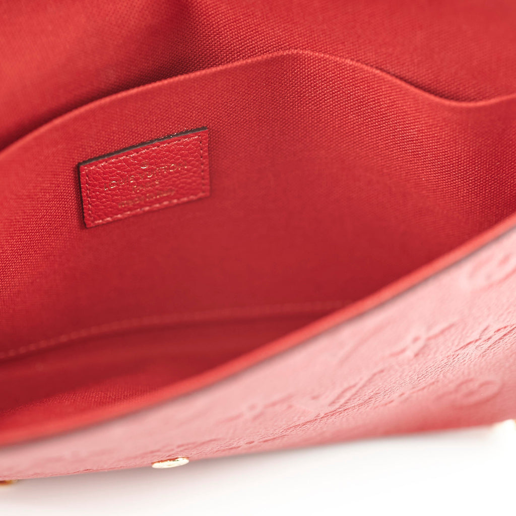 Louis Vuitton Felicie Pochette Scarlet