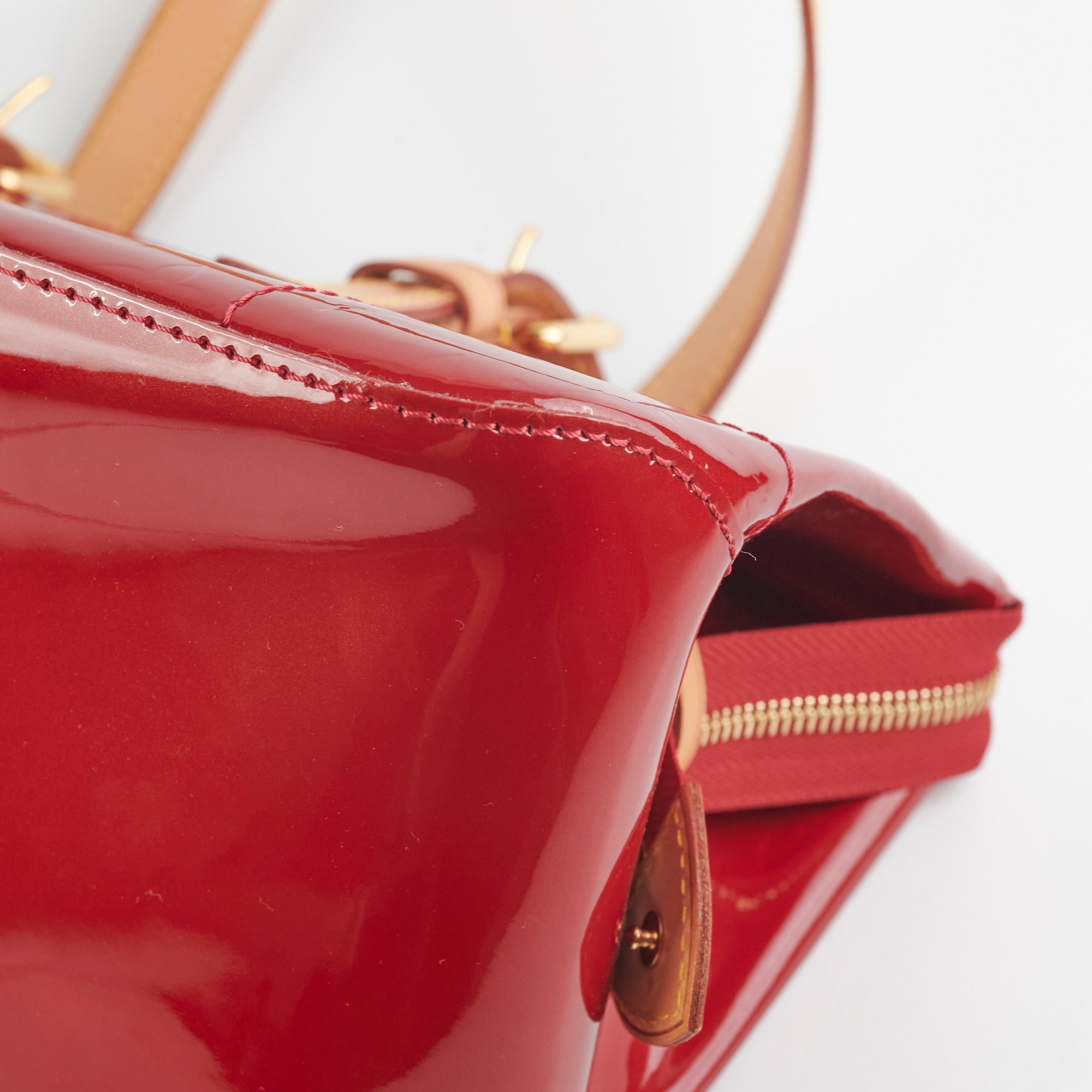 Louis Vuitton Rosewood Red Vernis Monogram
