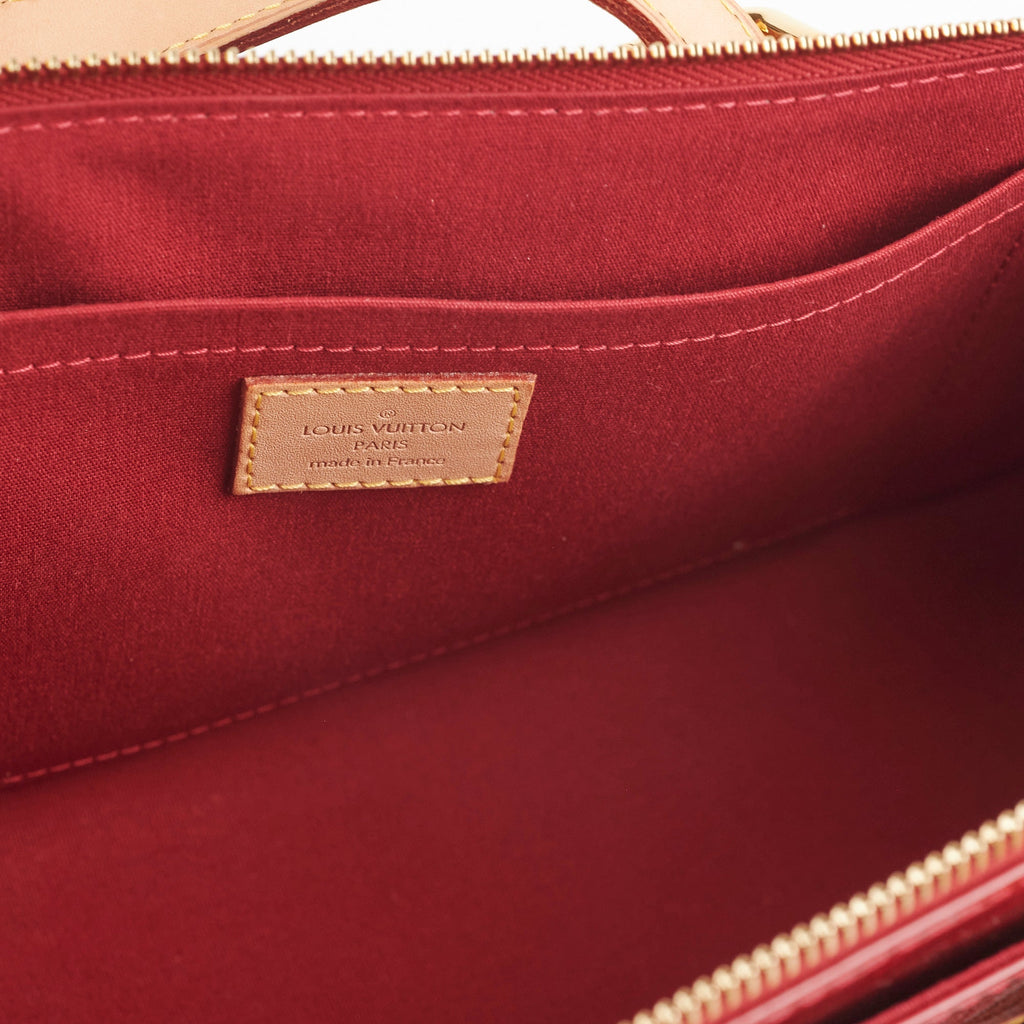Louis Vuitton Rosewood Red Vernis Monogram