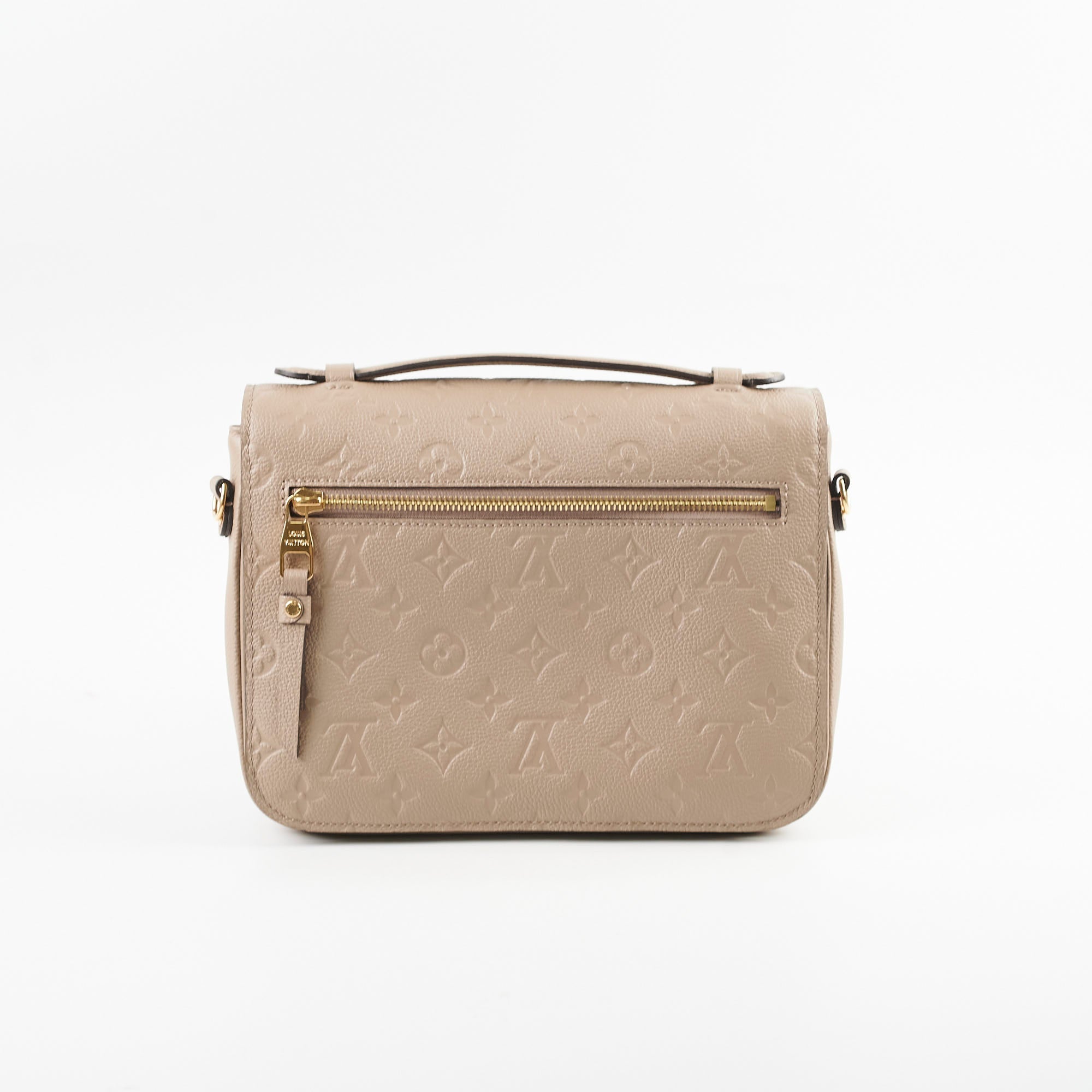 Louis Vuitton Pochette Metis Monogram Empreinte Leather Tourterelle Grey 2024