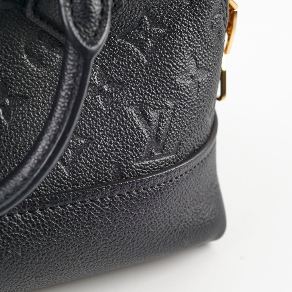 Louis Vuitton Alma BB Empriente Black