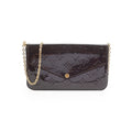 Louis Vuitton Felicie Pochette Vernis Patent Burgundy