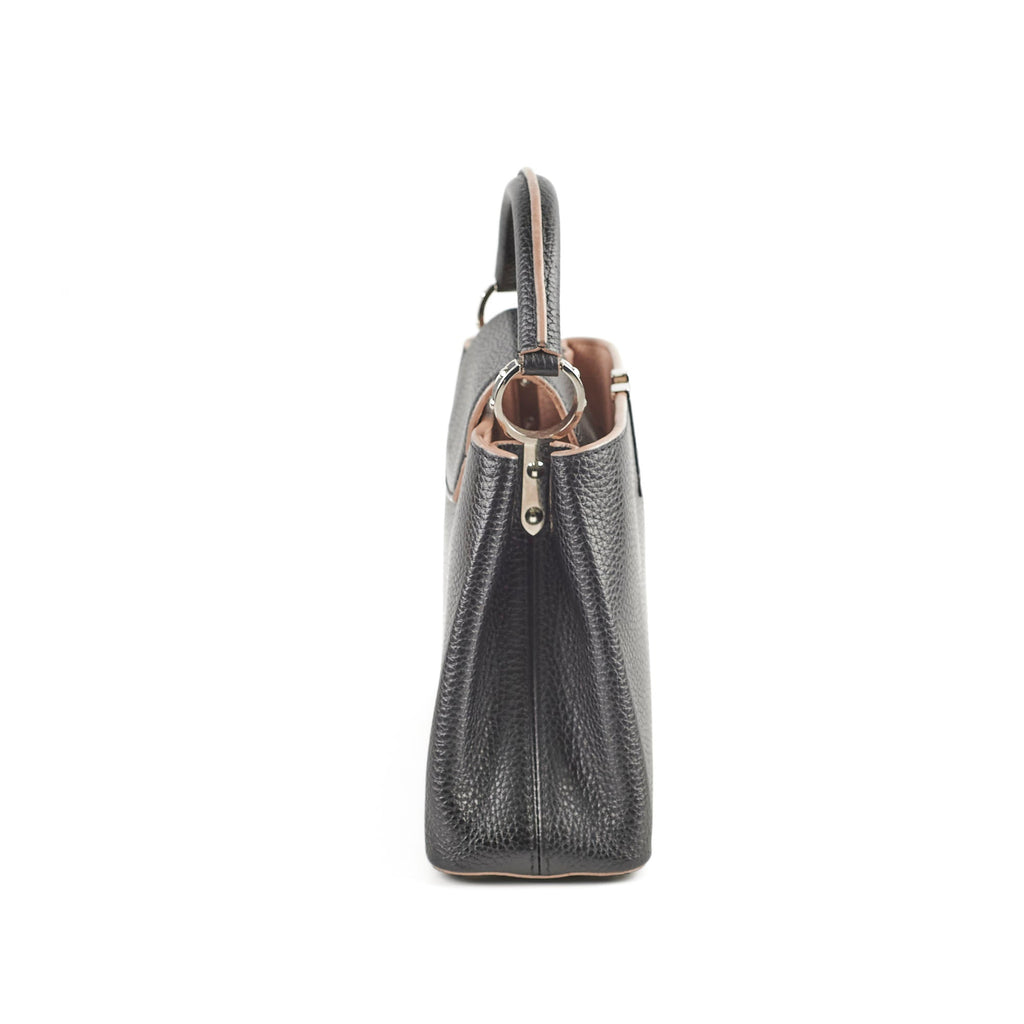 Louis Vuitton Capucines BB Taurillon Black Pink