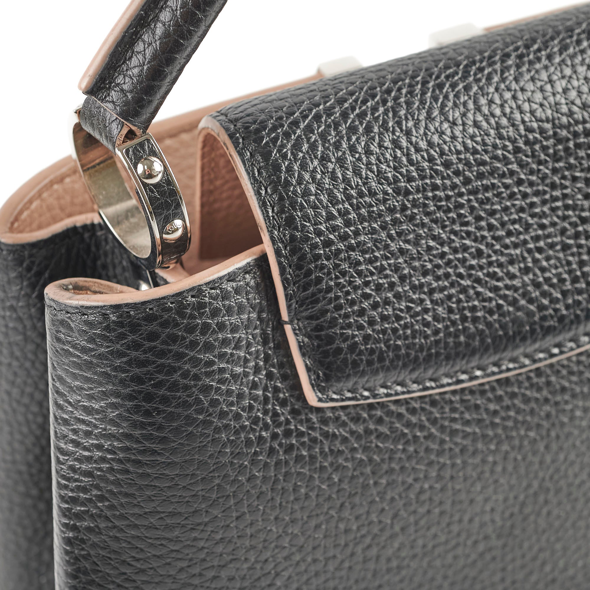 Louis Vuitton Capucines BB Taurillon Black Pink