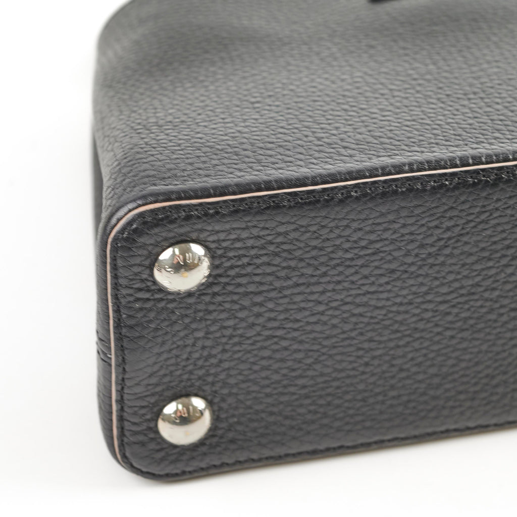 Louis Vuitton Capucines BB Taurillon Black Pink