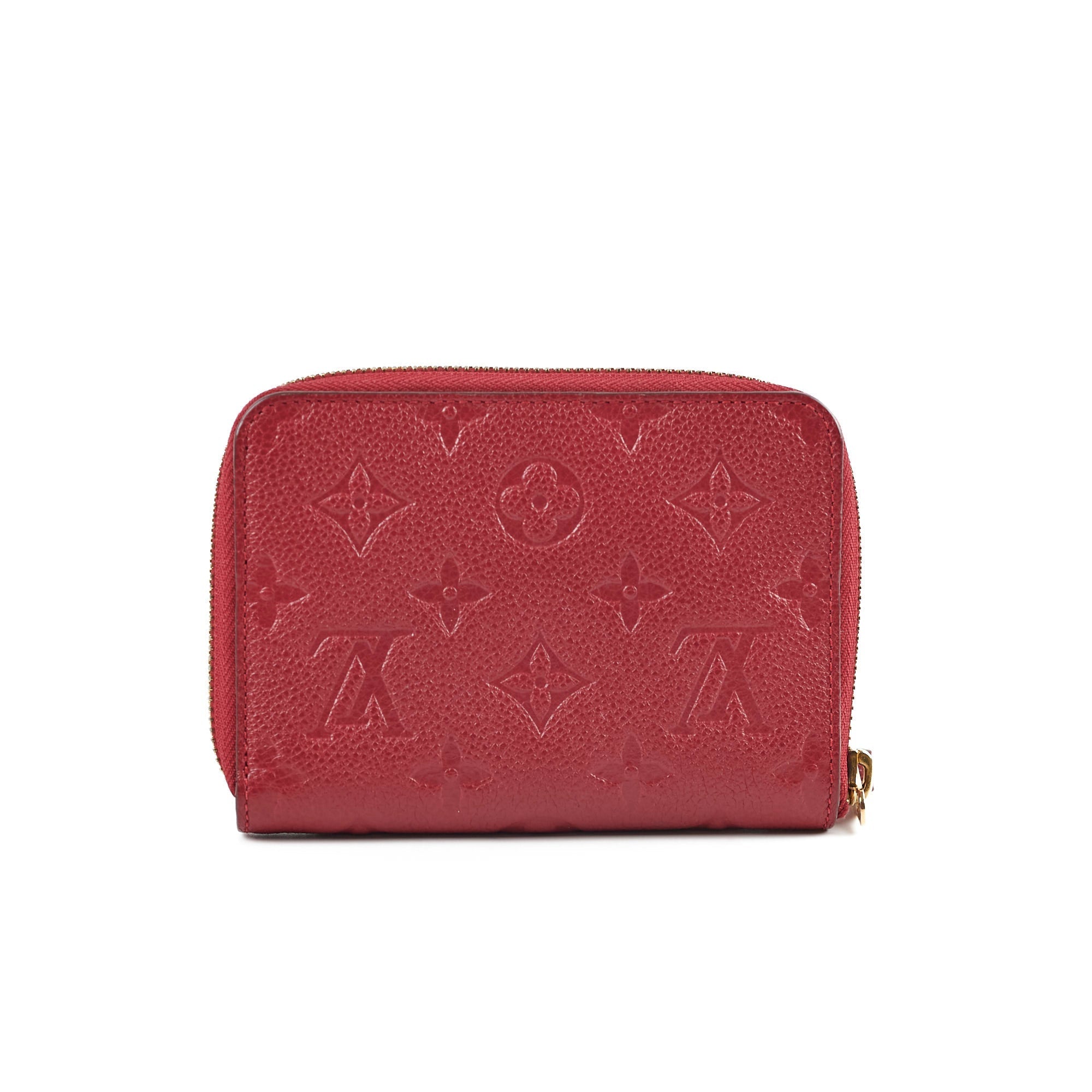 Louis Vuitton Zippy Wallet Empiente Red