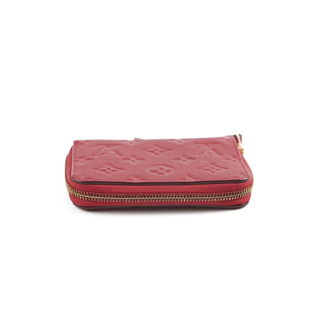 Louis Vuitton Zippy Wallet Empiente Red