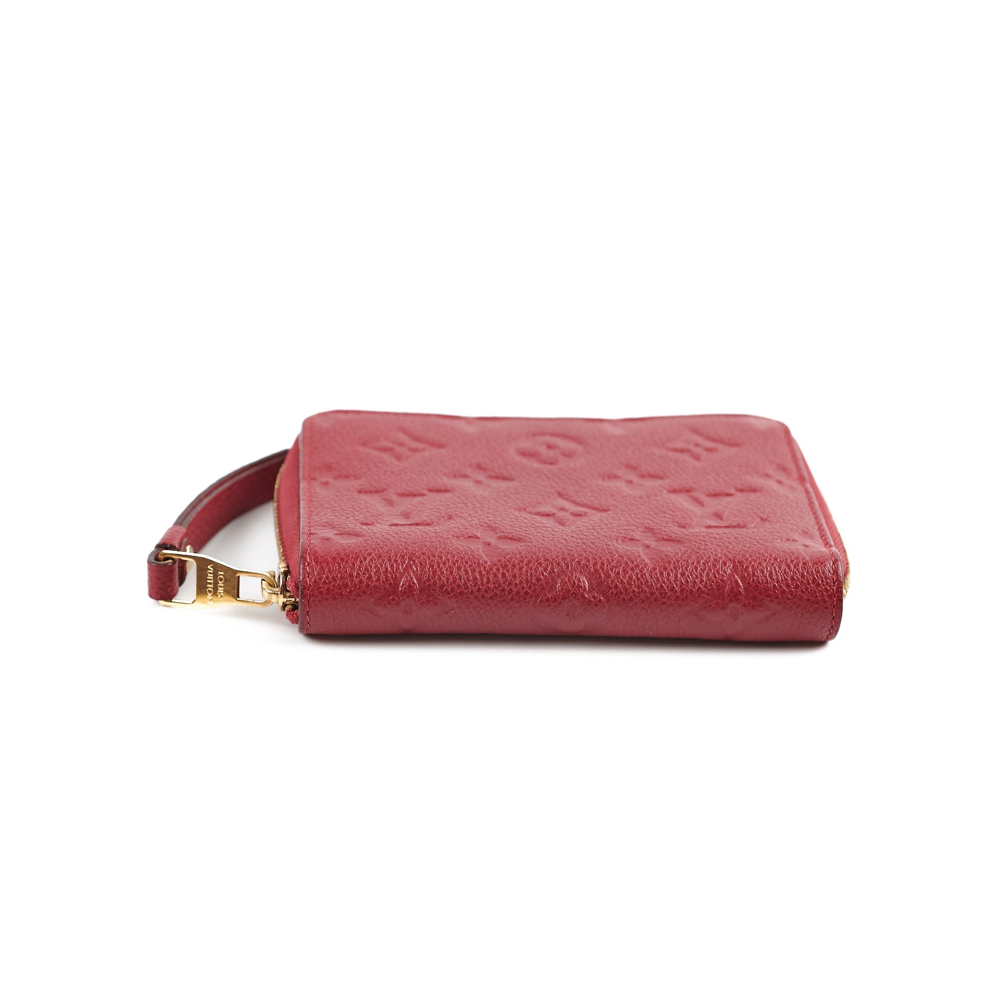 Louis Vuitton Zippy Wallet Empiente Red