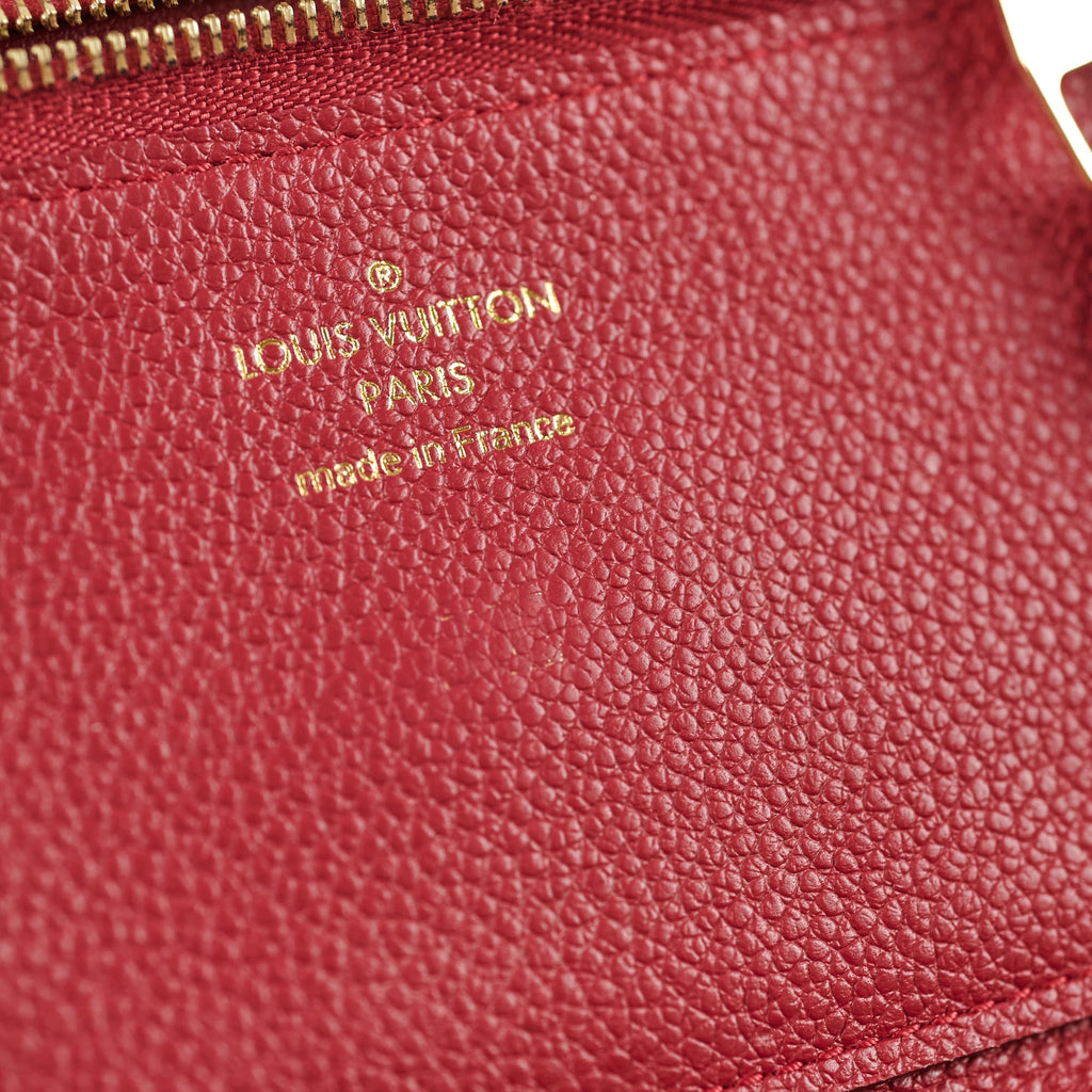 Louis Vuitton Zippy Wallet Empiente Red