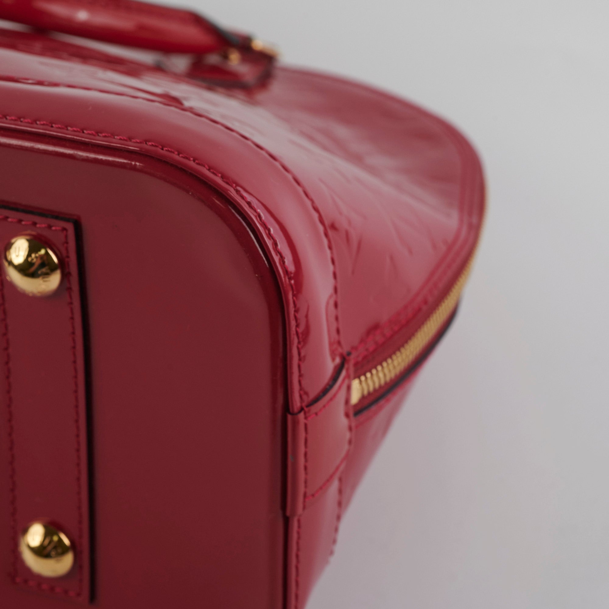 Louis Vuitton Alma Vernis Patent Pink