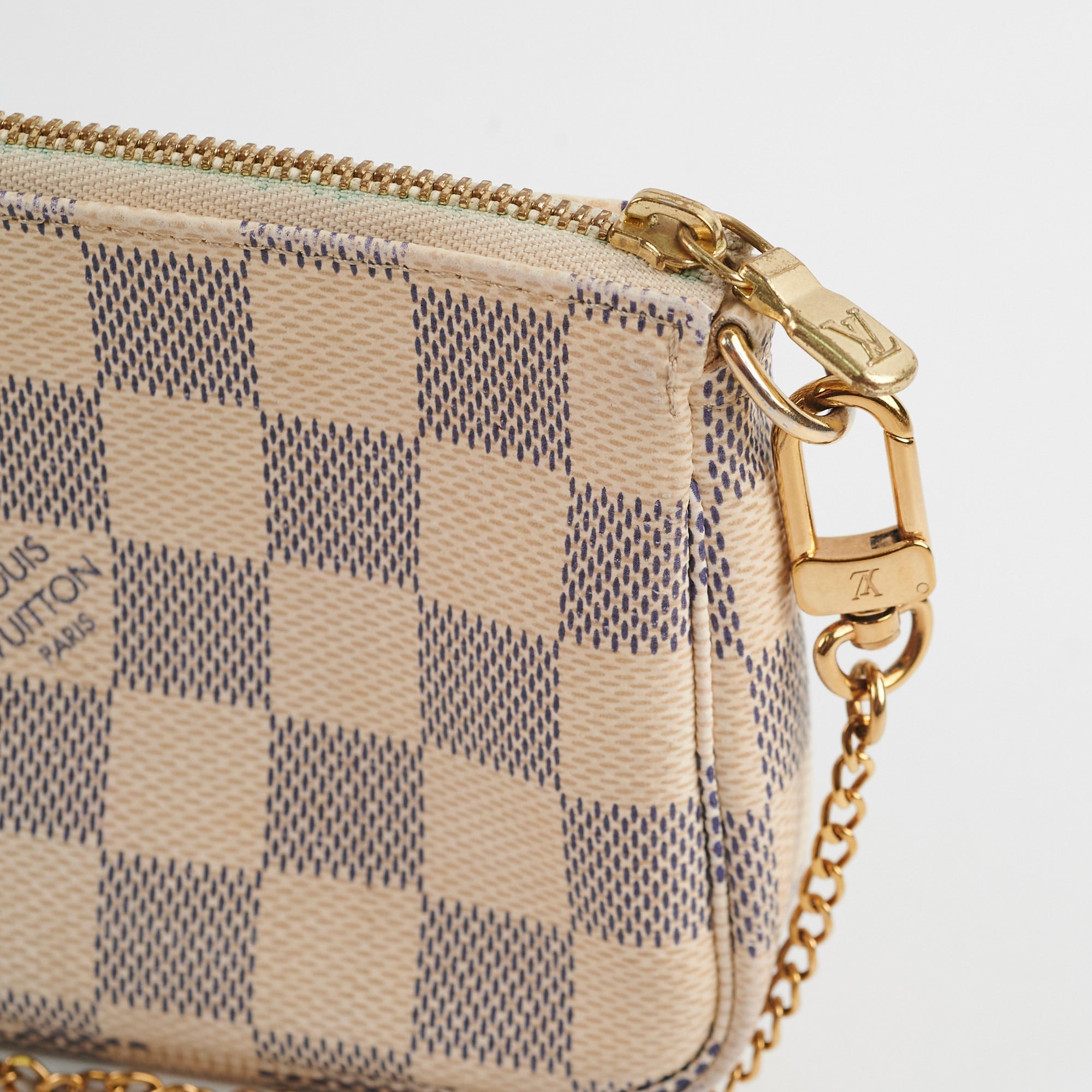 Louis Vuitton Mini Pochette Damier Azur