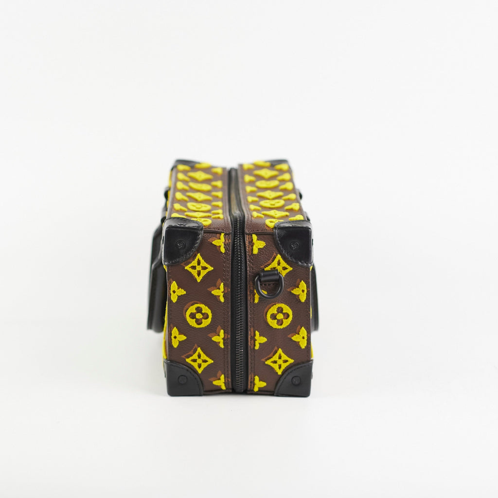 Louis Vuitton Monogram Taffetage Speedy Soft Trunk