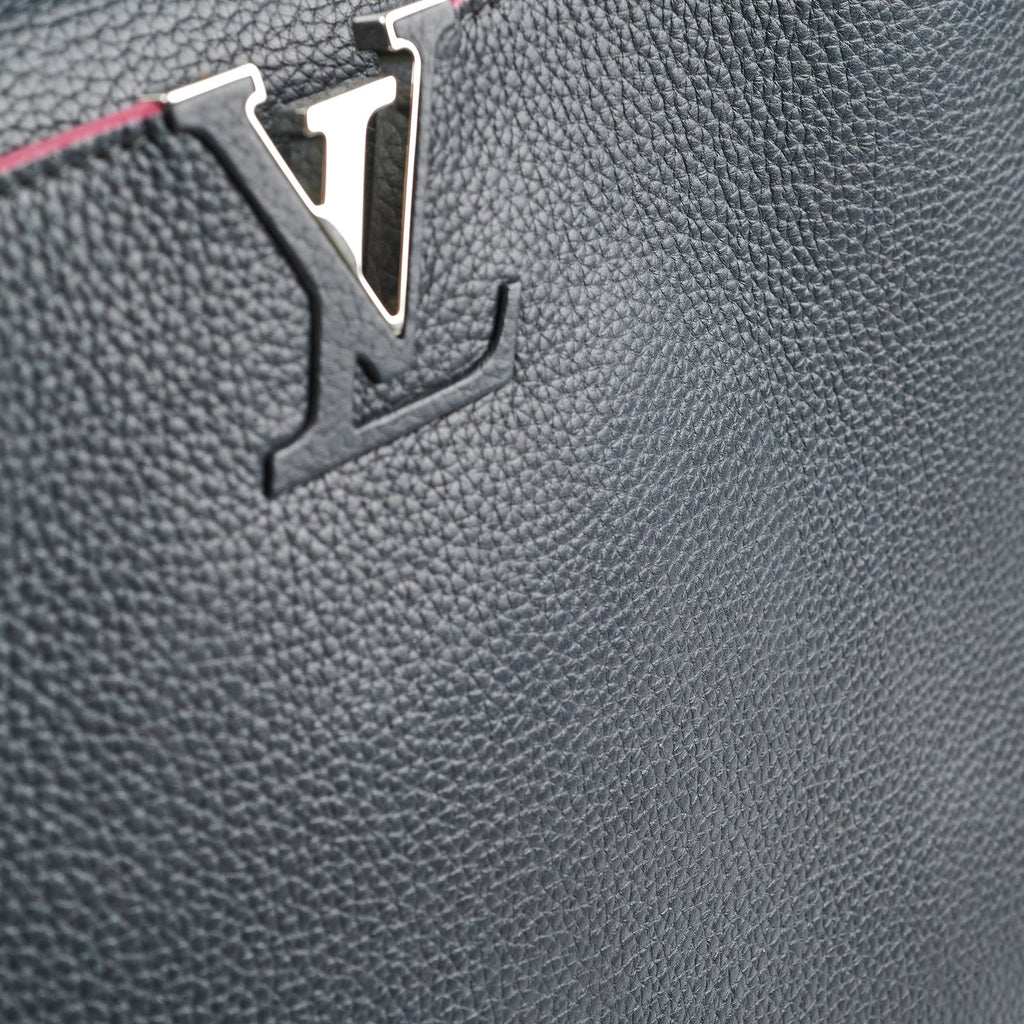 Louis Vuitton Capucines GM Navy Pink