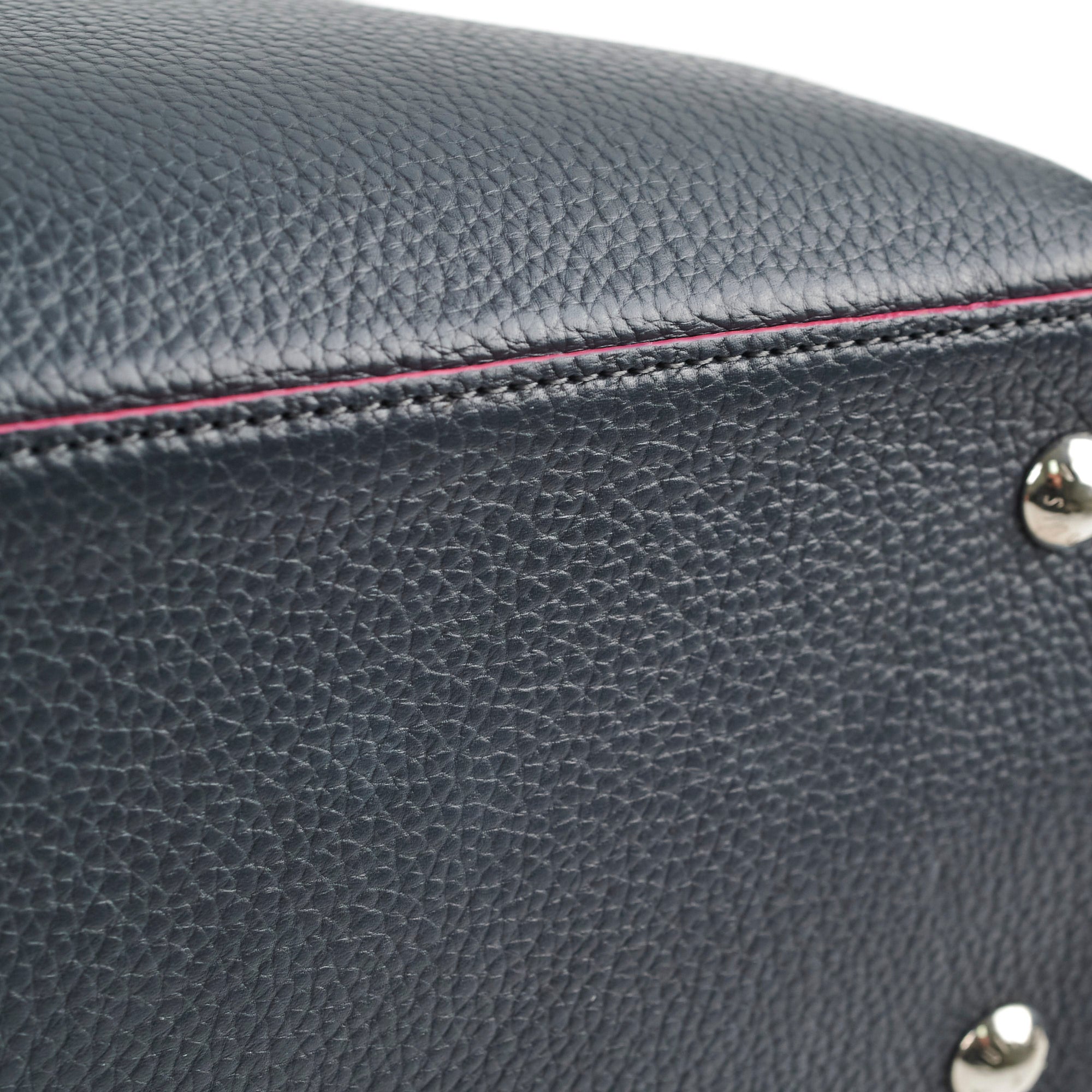 Louis Vuitton Capucines GM Navy Pink