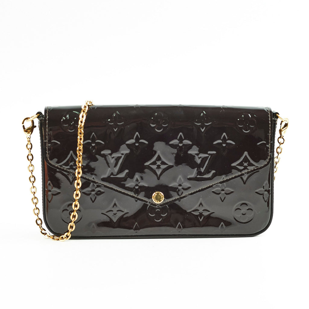 Louis Vuitton Felicie Pochette Vernis Amarante