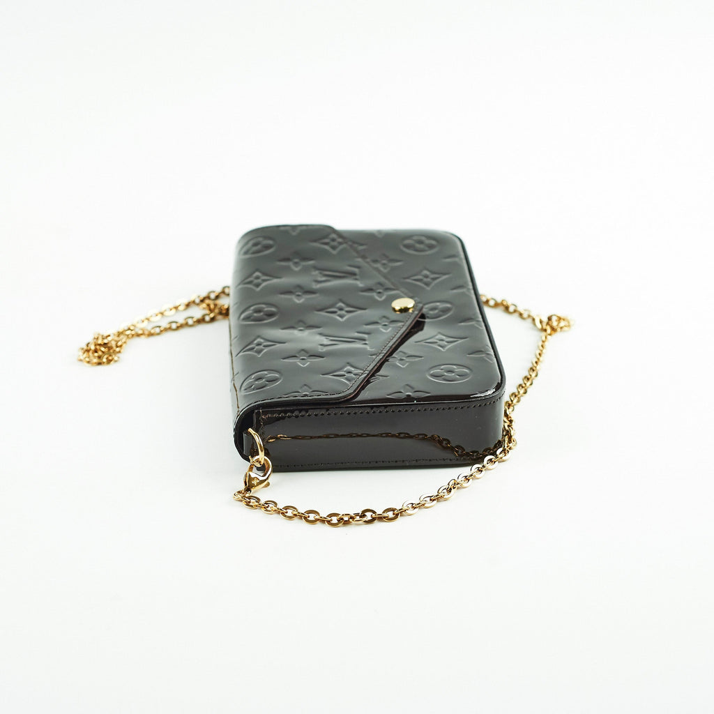 Louis Vuitton Felicie Pochette Vernis Amarante