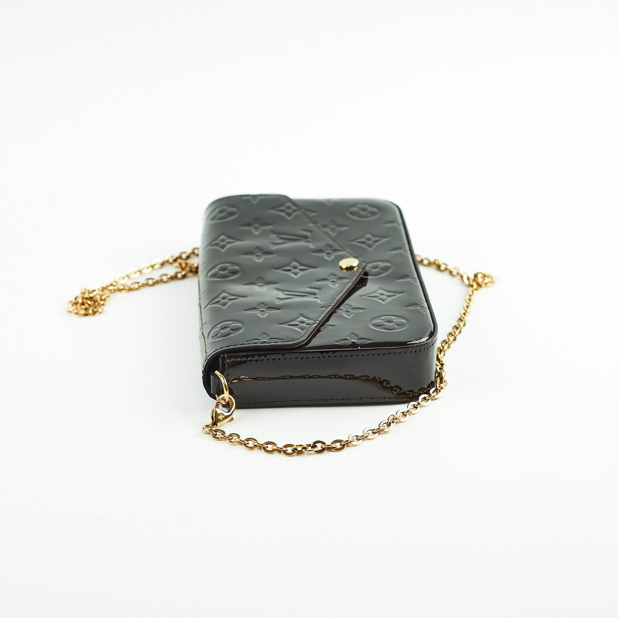 Louis Vuitton Felicie Pochette Vernis Amarante