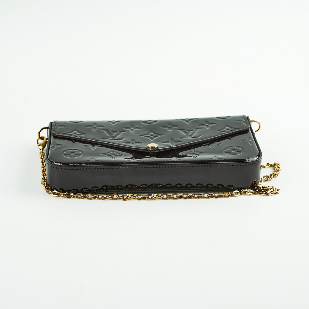Louis Vuitton Felicie Pochette Vernis Amarante