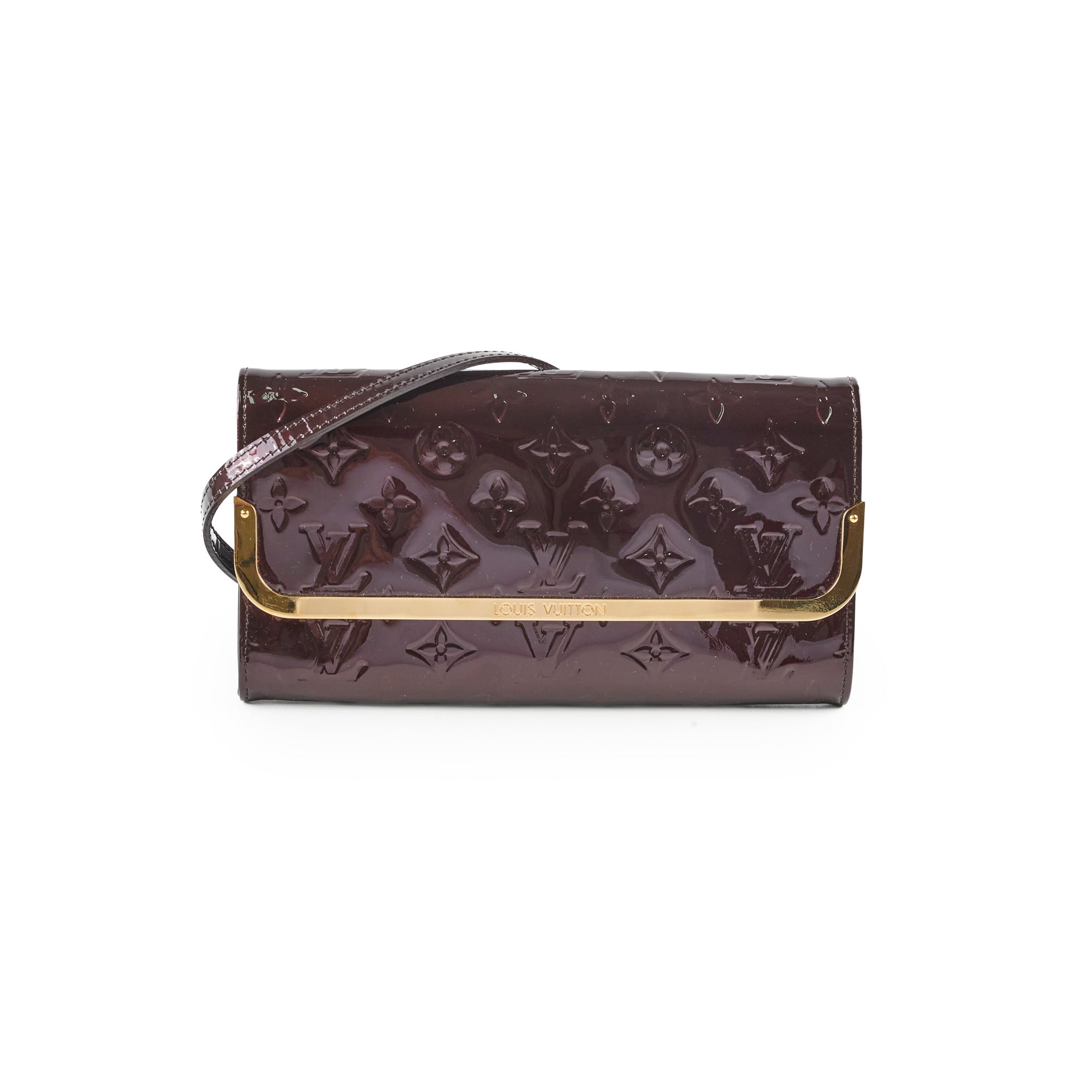 Louis Vuitton Vernis Clutch Amarante