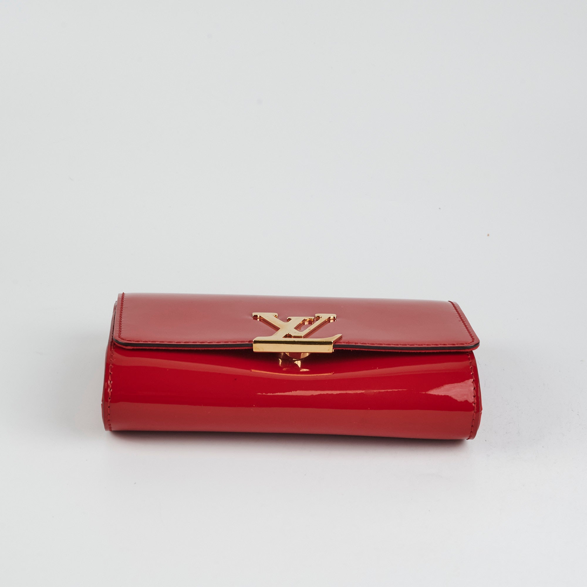 Louis Vuitton Vernis Red Patent Crossbody Bag