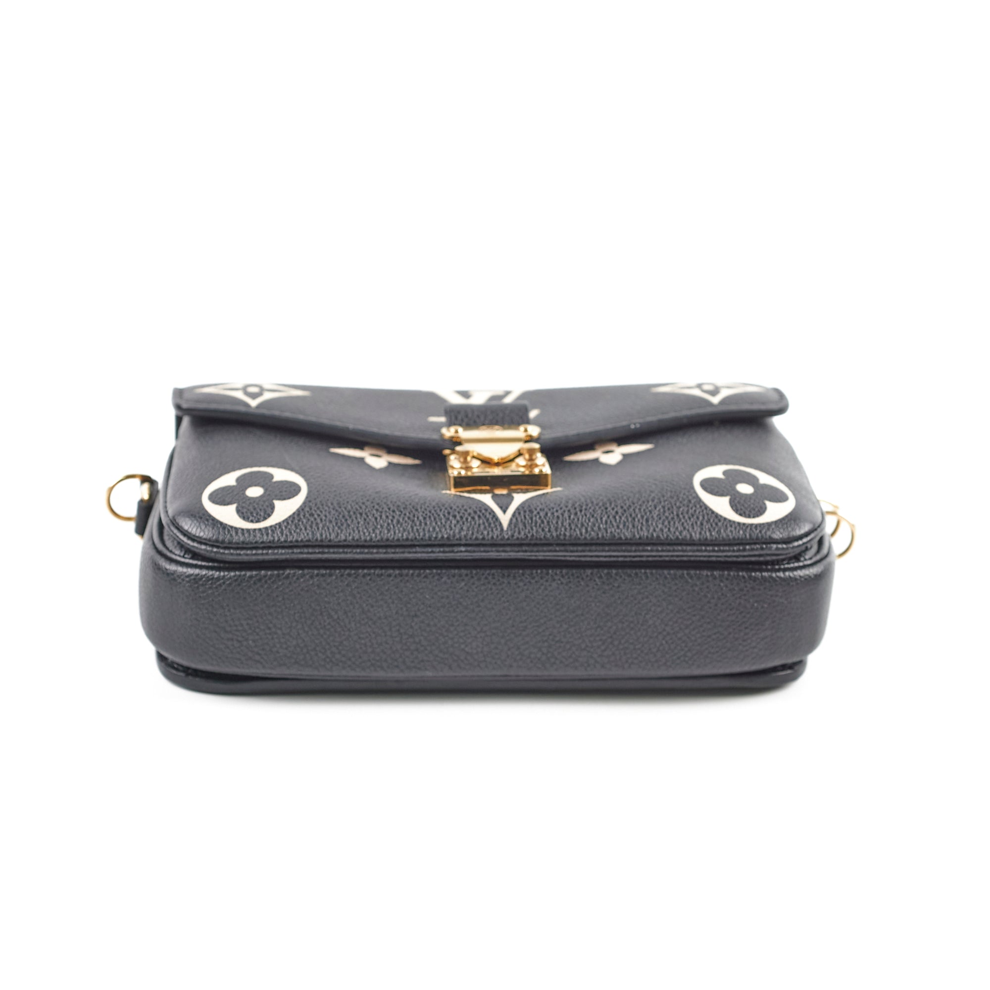 Louis Vuitton Pochette Metis East West Bag Black/Beige