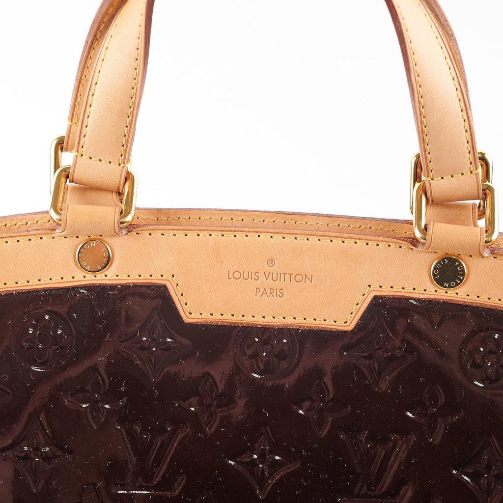 Louis Vuitton Brea MM Amarante Monogram Vernis Bag