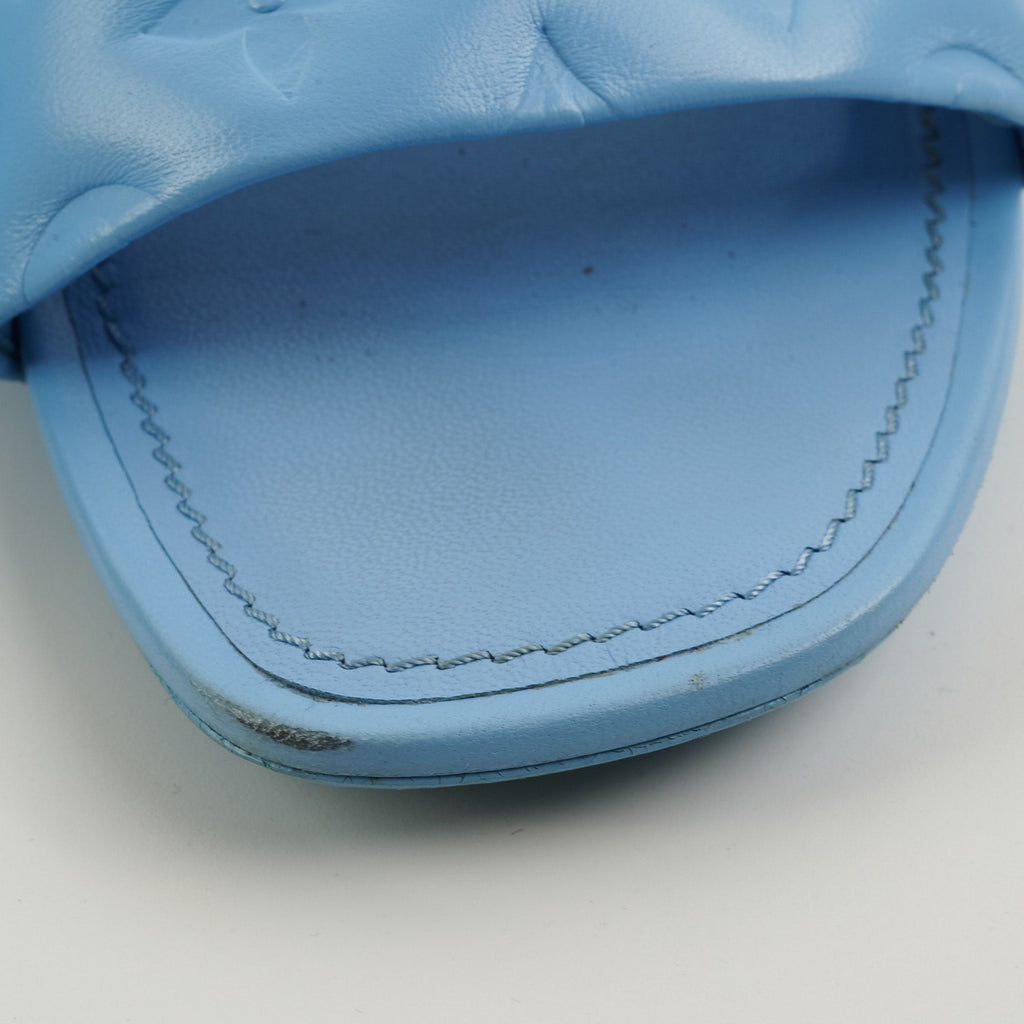 Louis Vuitton Revival Baby Blue Mules Size 41