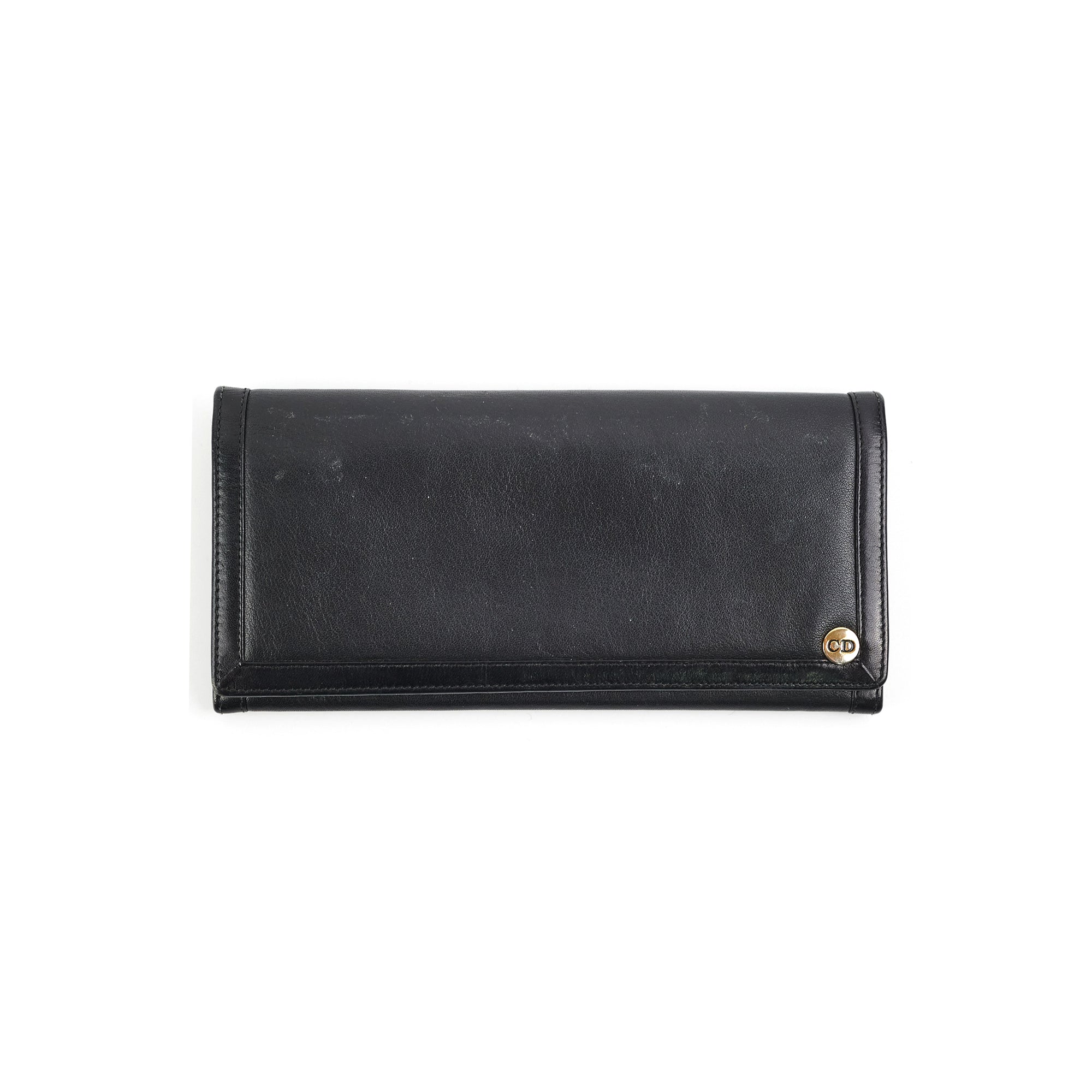 Dior Long Wallet Black Vintage