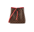 Louis Vuitton Neo Noe Red Monogram Shoulder Bag