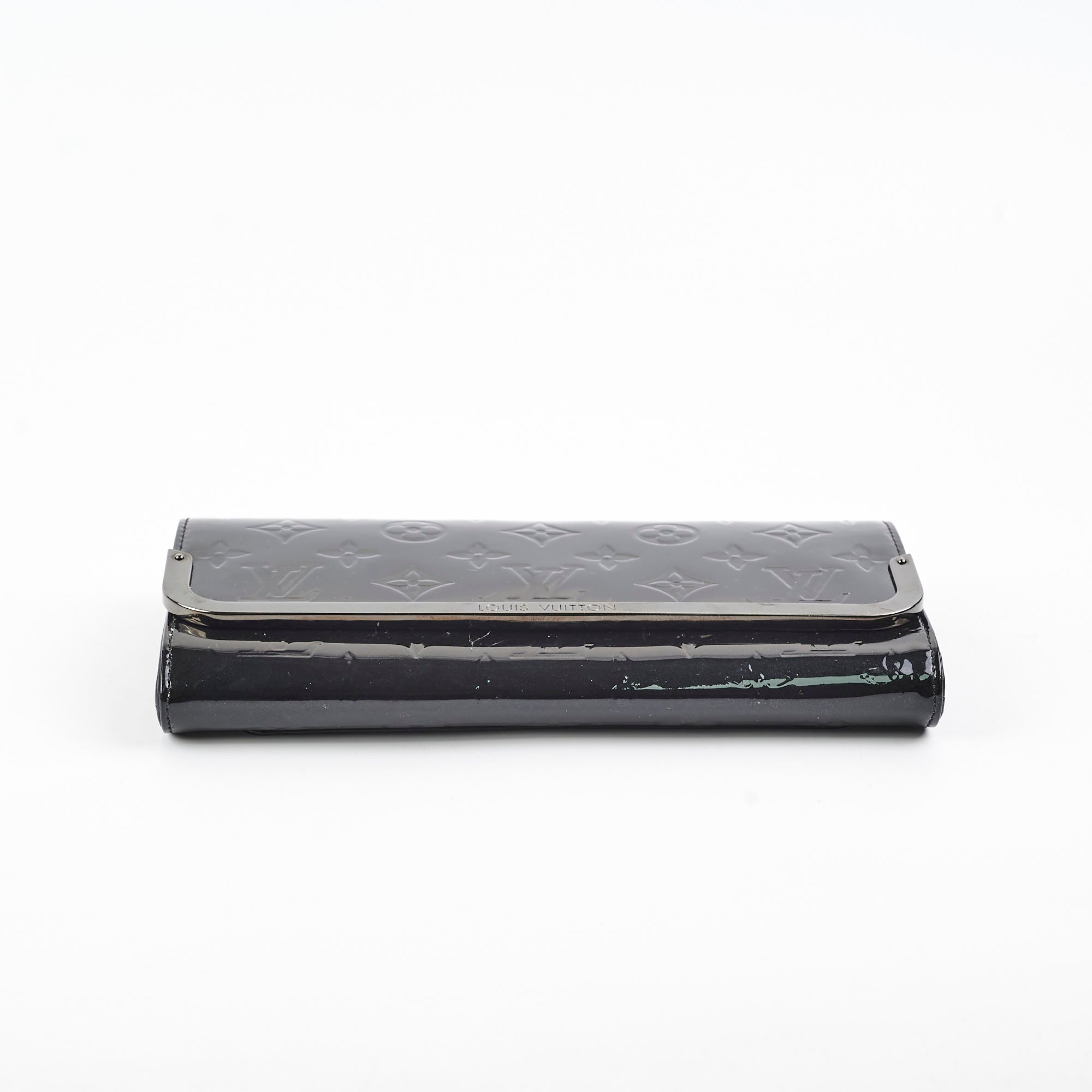 Louis Vuitton Patent Clutch Black