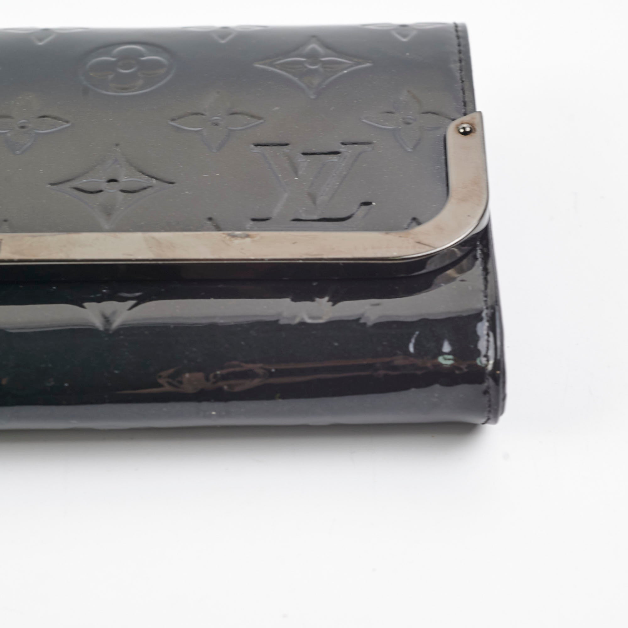 Louis Vuitton Patent Clutch Black