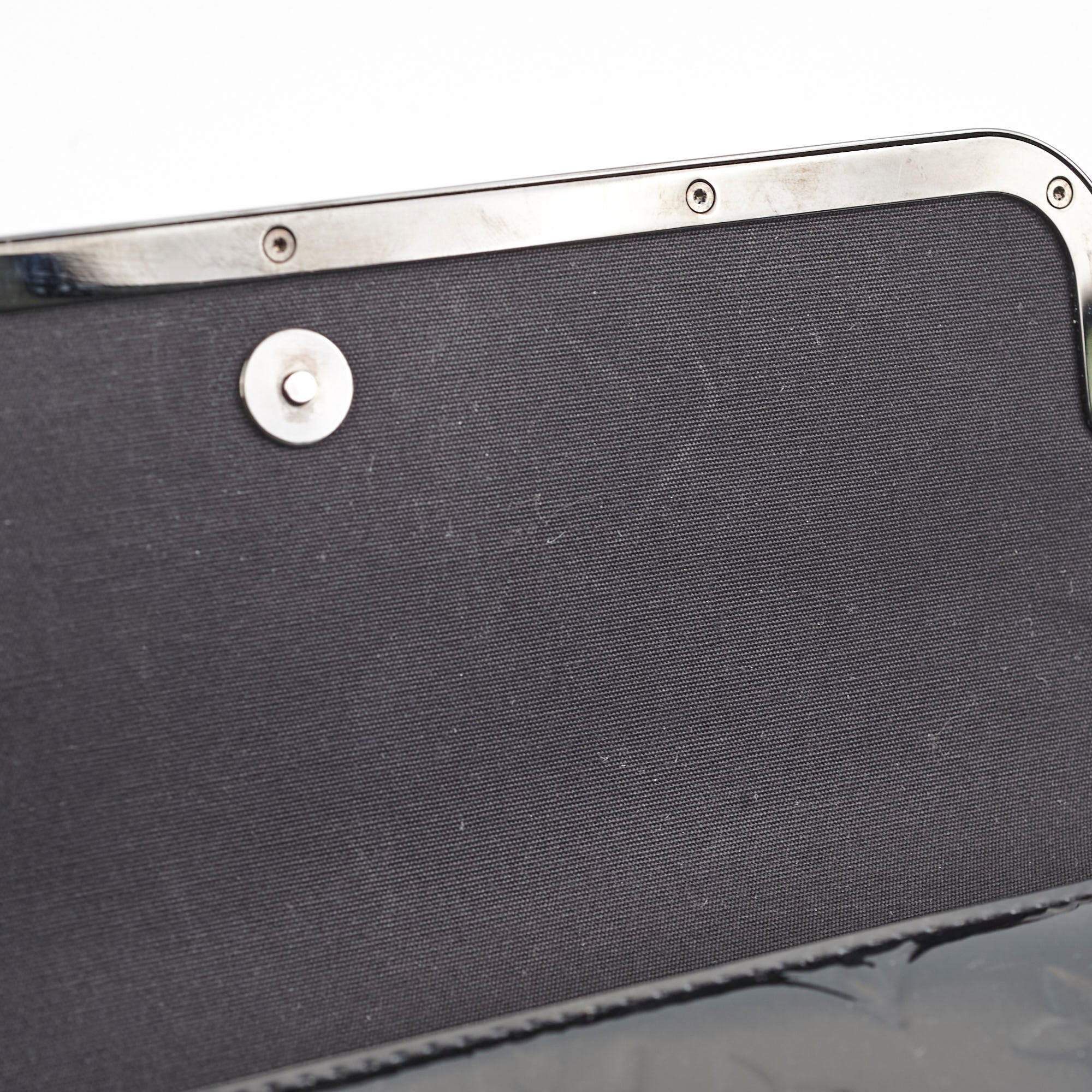 Louis Vuitton Patent Clutch Black