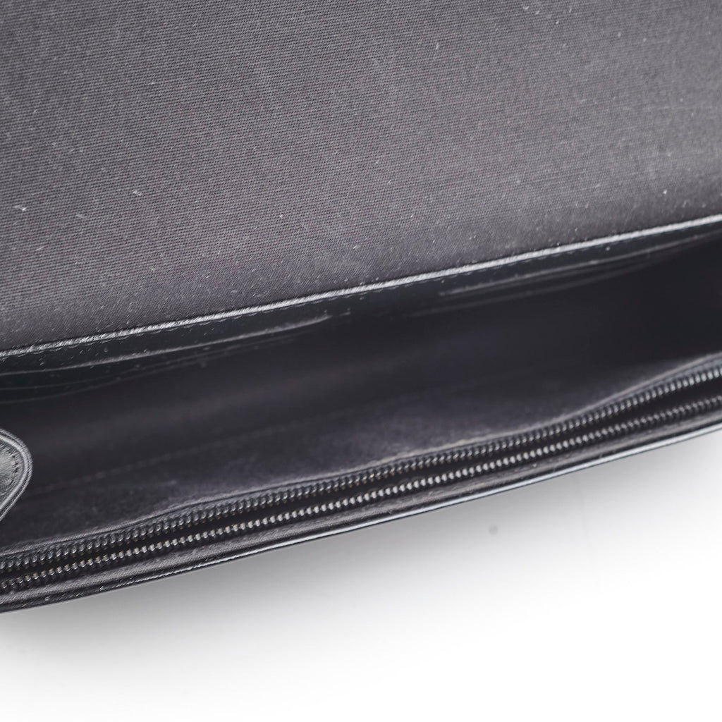 Louis Vuitton Patent Clutch Black