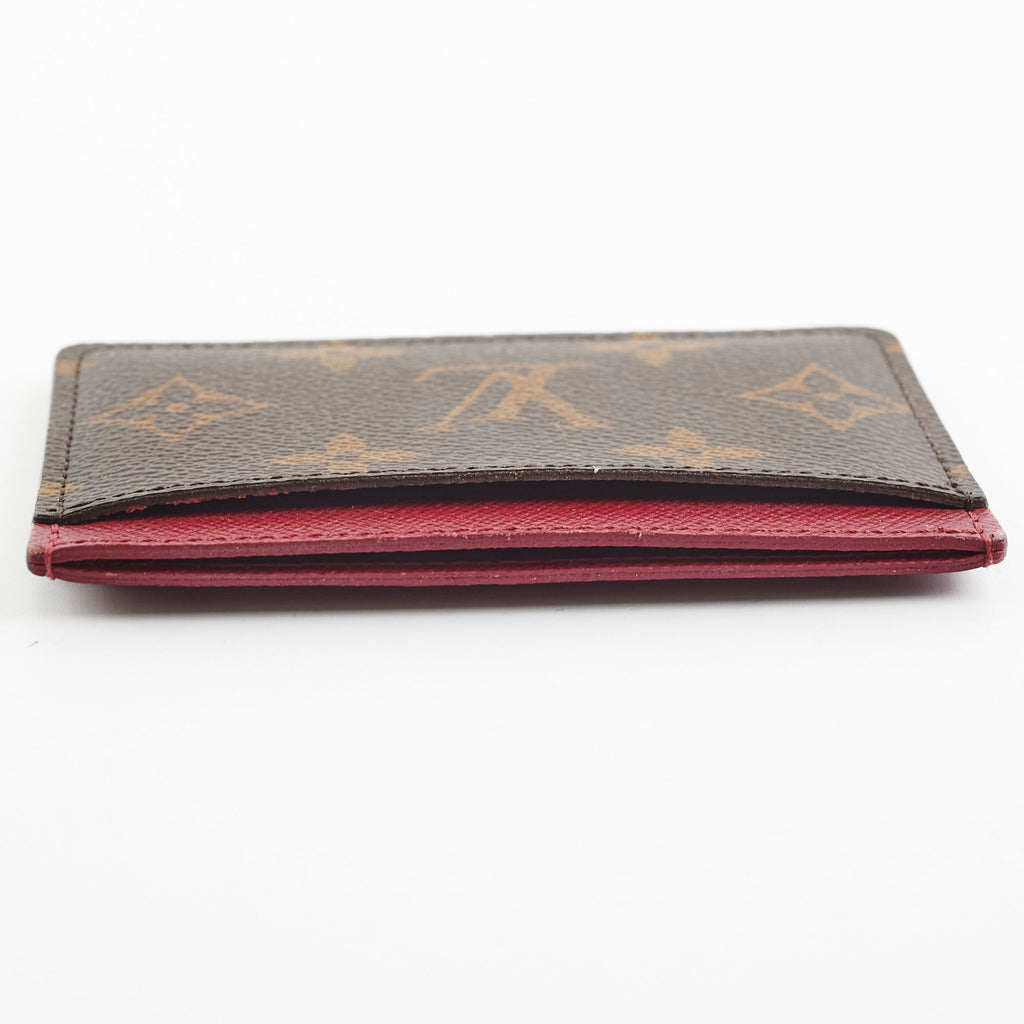 Louis Vuitton Fuschia Monogram Flat Card Holder