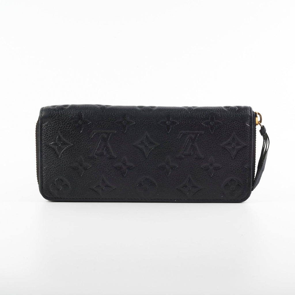 Louis Vuitton Monogram Empreinte Black Zippy Wallet
